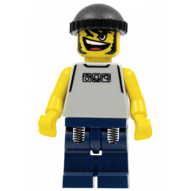 basketball street player light gray torso and dark blue legs
