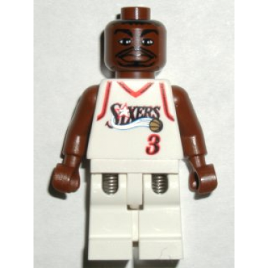 nba allen iverson philadelphia 76ers 3 white uniform