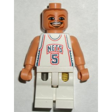 nba jason kidd new jersey nets 5 white uniform