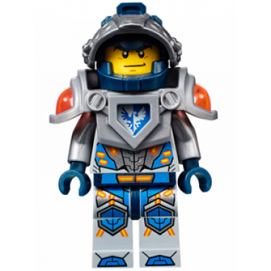 clay moorington - dark blue helmet flat silver visor and armor