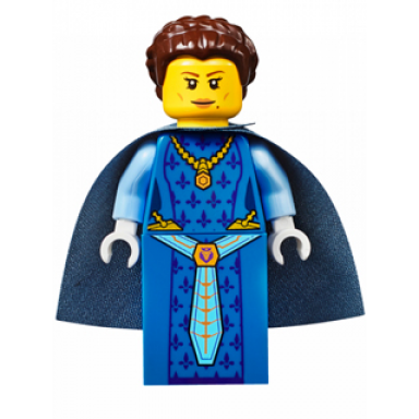 queen halbert - dark blue cape