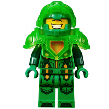 aaron fox - trans-bright green visor and armor ultimate aaron