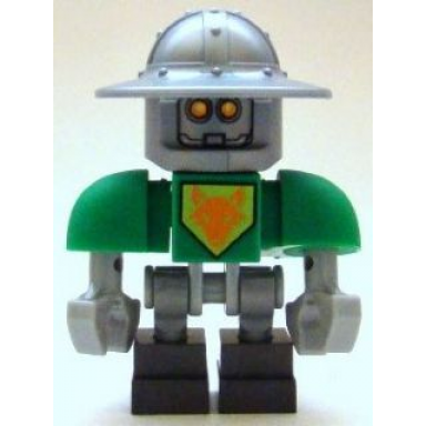 aaron bot - green shoulders flat silver helmet