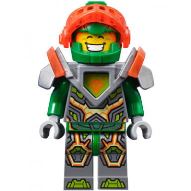 aaron fox - trans-neon orange visor flat silver armor