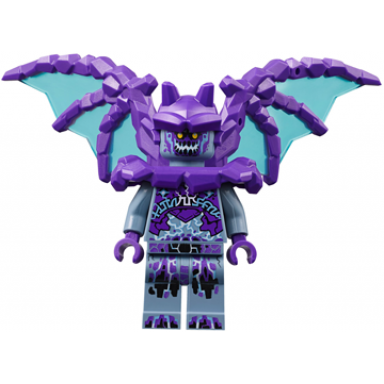 gargoyle - dark purple wings with trans-light blue membranes