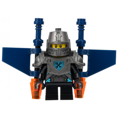 robin underwood - pearl dark gray helmet and armor black short legs jet pack