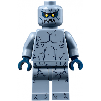 stone stomper - small dark blue cracks on chest and legs closed mouth