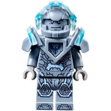 clay moorington - sand blue helmet and armor trans-light blue visor stone clay