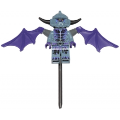 stone giant with flying machine backpack