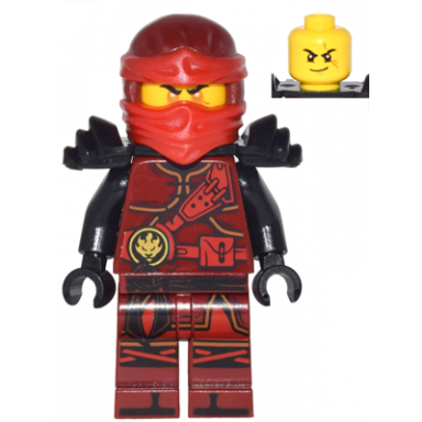 kai - the hands of time black armor dual sided head