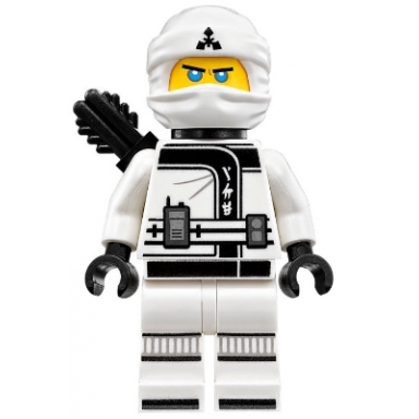 zane - the lego ninjago movie black quiver