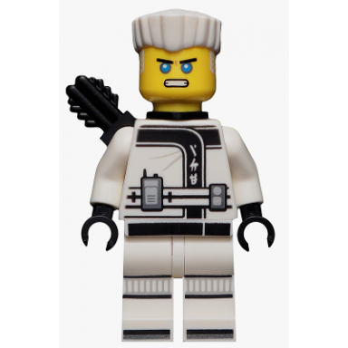 zane - the lego ninjago movie hair quiver