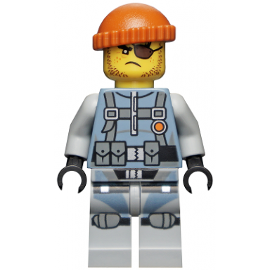 shark army thug - small knee plates