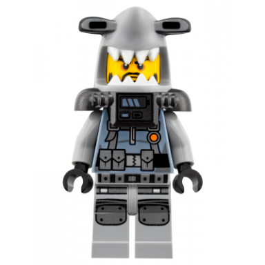 hammer head - black beard large knee plates