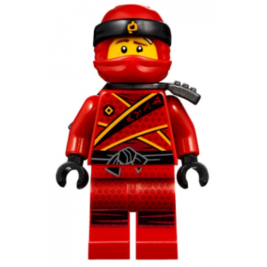 kai - sons of garmadon ninjago logogram letter h on head wrap