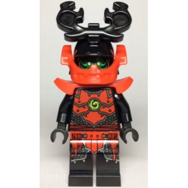 stone army warrior green face