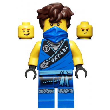 jay - legacy rebooted ninjago logogram master on torso hair