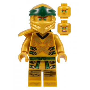 lloyd golden ninja - legacy pearl gold head shoulder armor