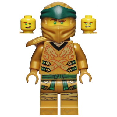 lloyd golden ninja - legacy yellow head shoulder armor