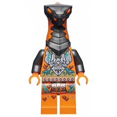 boa destructor - breastplate torso pearl dark gray head