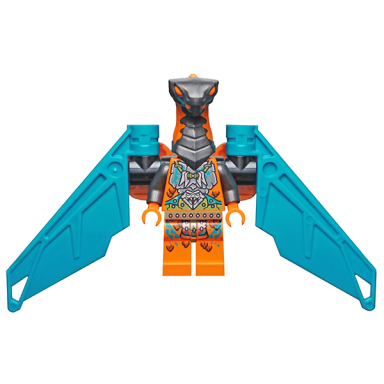 boa destructor - breastplate torso pearl dark gray head jet pack