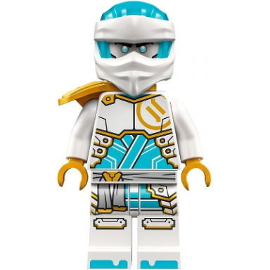 zane - dragons rising tunic with large armor plates head wrap shoulder pad