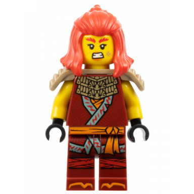 wyldfyre - dark red tunic shoulder armor