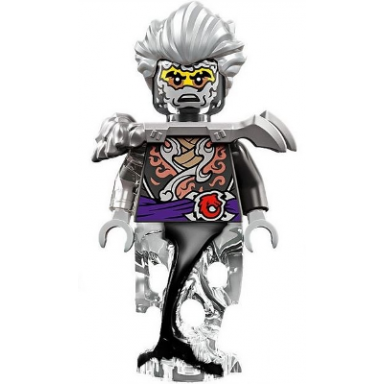 cinder - pearl dark gray and flat silver armor ghost legs