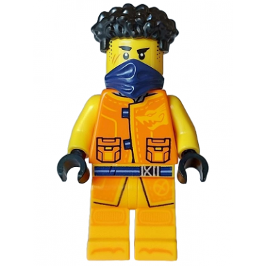 arin - tang jacket dark blue bandana
