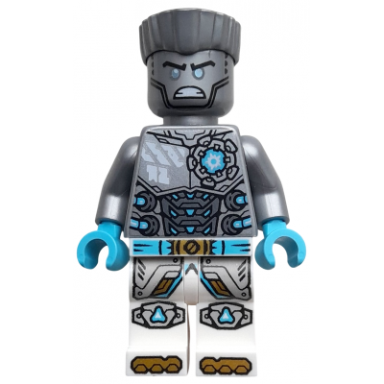 zane - dragons rising flat silver torso angry
