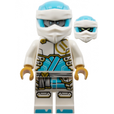 zane - dragons rising tunic with large armor plates head wrap