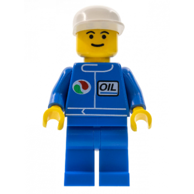 octan - blue oil blue legs white cap