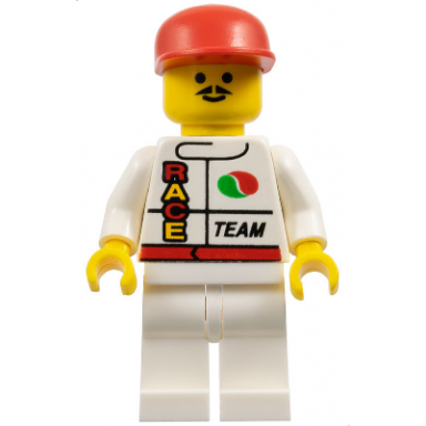 octan - race team white legs red cap