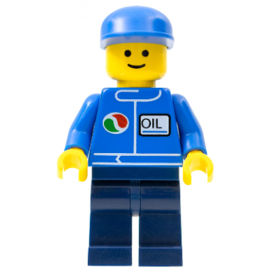 octan - blue oil dark blue legs blue cap