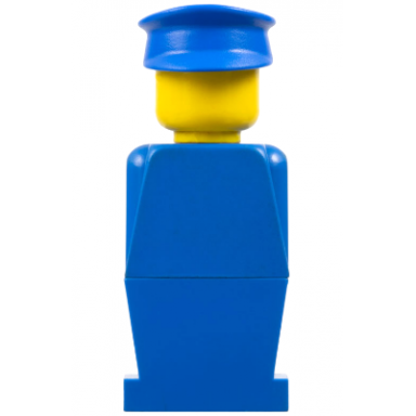 legoland - blue torso blue legs blue hat