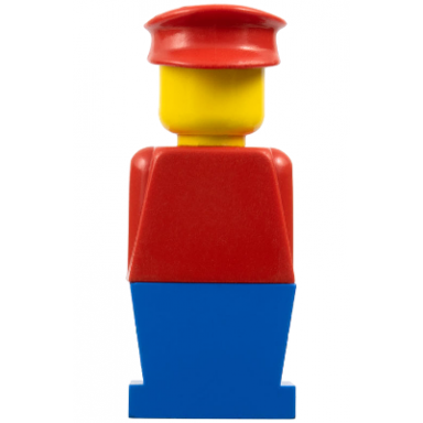 legoland - red torso blue legs red hat