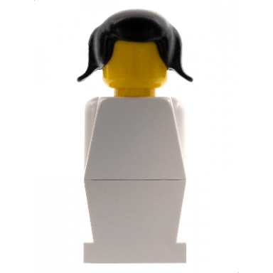 legoland - white torso white legs black pigtails hair