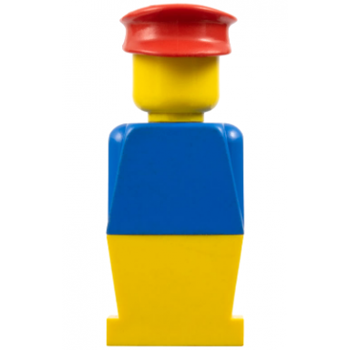 legoland - blue torso yellow legs red hat