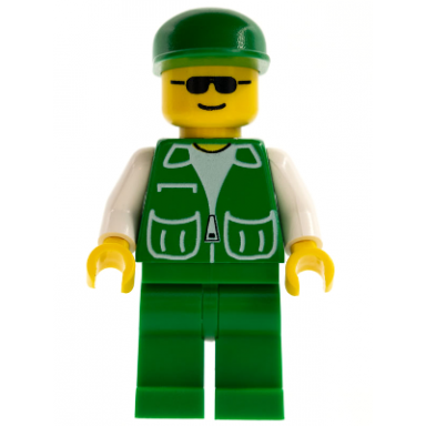 jacket green with 2 large pockets - green legs green cap