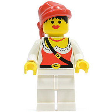 pirate female white legs red bandana