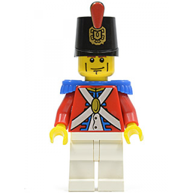 imperial soldier ii - shako hat printed cheek lines