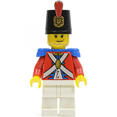 imperial soldier ii - shako hat printed smirk and stubble beard