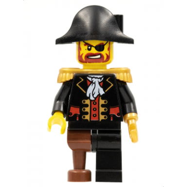 captain brickbeard - plain bicorne hat