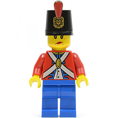imperial soldier ii - shako hat printed blue legs female
