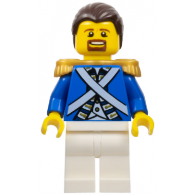 bluecoat sergeant 1 - brown moustache and goatee