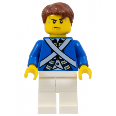 bluecoat soldier 5 - sweat drops reddish brown hair