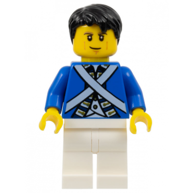 bluecoat soldier 6 - cheek lines black hair