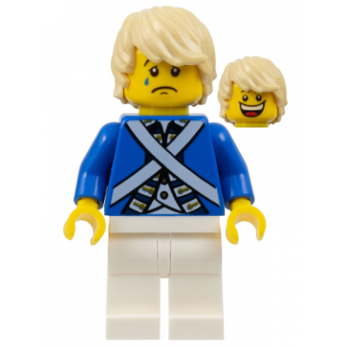 bluecoat soldier 7 - tousled hair head 4549620