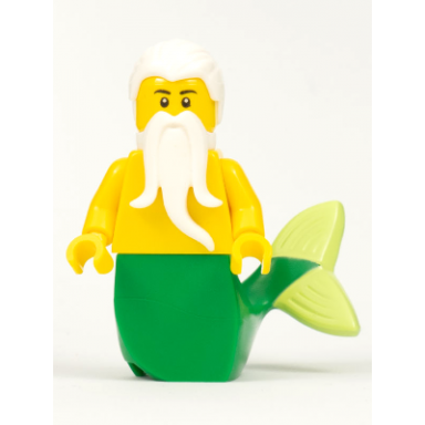 merman - green tail