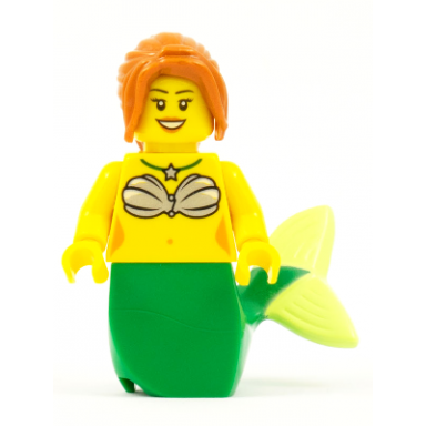 mermaid - green tail